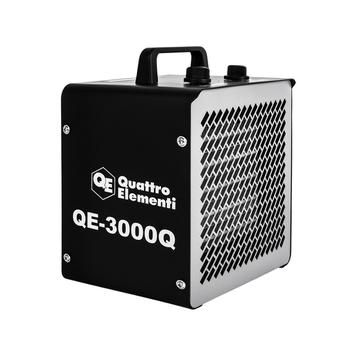 Нагреватель воздуха электрический QUATTRO ELEMENTI  QE-3000Q КУБ (1,5/3,0 кВт, 238 м.куб/ч, керамический, пл.обогрева 30 м2, 220 В)