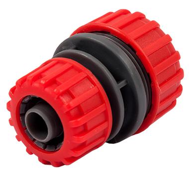 Муфта соединительная QUATTRO ELEMENTI для садового шланга   1/2" - 3/4", пластик
