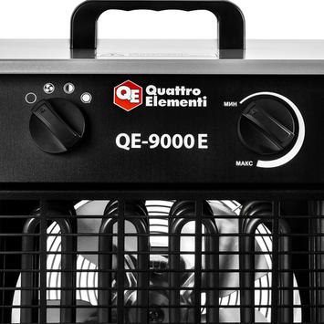Нагреватель воздуха электрический с ТЭН QUATTRO ELEMENTI QE-9000 E (6,0/9,0 кВт, 380В-3ф, 820 м3/час)