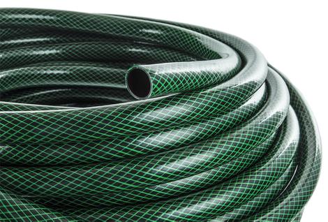 Шланг для воды садовый QUATTRO ELEMENTI Smeraldo 3/4" 25 метров, армированный, толщина стенки 2,1 мм, ПВХ (246-777)