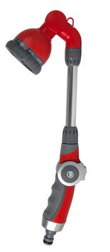 Пистолет поливочный QUATTRO ELEMENTI на длинной ручке, 9-ти режимный, мягкий пластик (241-345)