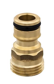 Штуцер для шланга QUATTRO ELEMENTI внеш. резьба  1/2" - БРС папа, латунь (246-296)