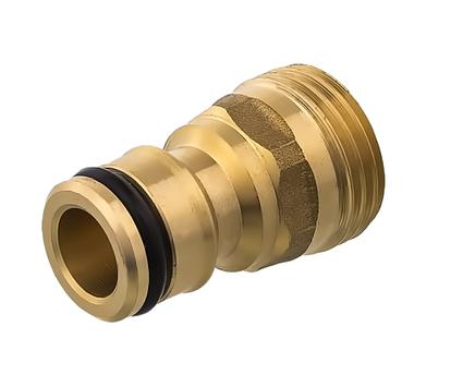 Штуцер для шланга QUATTRO ELEMENTI внеш. резьба  1/2" - БРС папа, латунь (246-296)