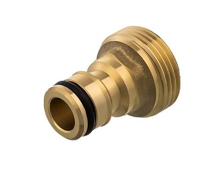Штуцер для шланга QUATTRO ELEMENTI внеш. резьба  3/4" - БРС папа, латунь (246-302)