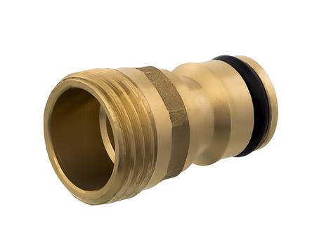 Штуцер для шланга QUATTRO ELEMENTI внеш. резьба  1/2" - БРС папа, латунь (246-296)