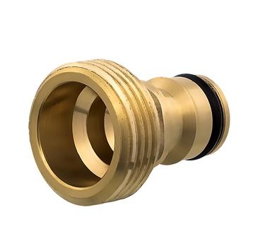 Штуцер для шланга QUATTRO ELEMENTI внеш. резьба  3/4" - БРС папа, латунь (246-302)