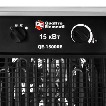 Нагреватель воздуха электрический с ТЭН QUATTRO ELEMENTI QE-15000 E (7,5/15,0 кВт, 380В-3ф, 1400 м3/час)