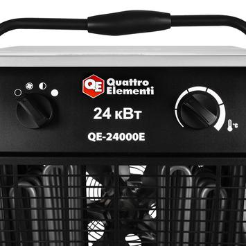 Нагреватель воздуха электрический с ТЭН QUATTRO ELEMENTI QE-24000 E (12,0/24,0 кВт, 380В-3ф, 1700 м3/час)