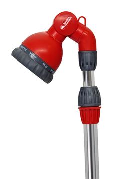 Пистолет поливочный QUATTRO ELEMENTI на телескопической штанге 90-120 см, 9-ти режимный, м (241-338)