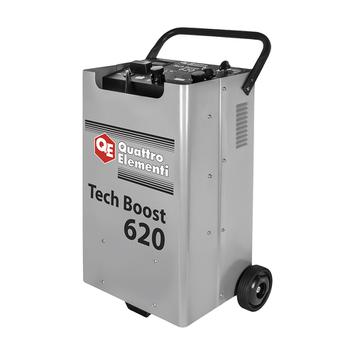 Пуско-зарядное устройство QUATTRO ELEMENTI Tech Boost 620 ( 12 / 24 Вольт, заряд до 90А, пуск до 590 А, таймер, 28 кг)