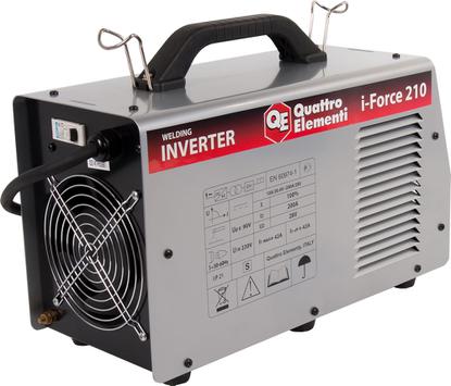 Аппарат электродной сварки, инвертор QUATTRO ELEMENTI i-FORCE 210 (200A, ПВ 100%, до 5 мм, (771-602)