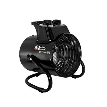 Нагреватель воздуха электрический с ТЭН QUATTRO ELEMENTI QE-3000 ETS (1,5/3,0 кВт, 260 м.куб/ч, 220 В, компактный)