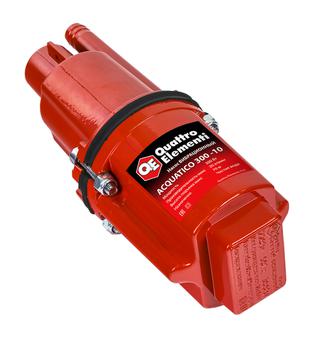 Насос вибрационный QUATTRO ELEMENTI Acquatico 300-10 (300 Вт, 1200 л/ч, для чистой, 70м, кабель10 м, верхний забор, 3,2кг)