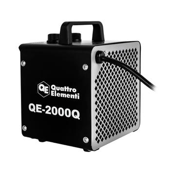 Нагреватель воздуха электрический керамический QUATTRO ELEMENTI  QE-2000Q КУБ (1,0/2,0 кВт, 140 м.куб/ч, площадь обогрева 20 м2) (915-960)