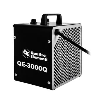 Нагреватель воздуха электрический керамический QUATTRO ELEMENTI  QE-3000Q КУБ (2,0/3,0 кВт, 250 м.куб/ч, площадь обогрева 30 м2) (915-977)