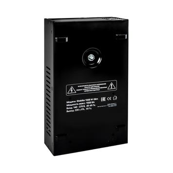 Стабилизатор напряжения настенный QUATTRO ELEMENTI Stabilia 1500 W-Slim (1500 ВА, 140-270 В) (917-780)