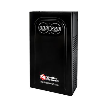Стабилизатор напряжения настенный QUATTRO ELEMENTI Stabilia 3000 W-Slim (3000 ВА, 140-270 В) (917-803)