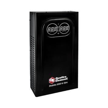Стабилизатор напряжения настенный QUATTRO ELEMENTI Stabilia 3000 W-Slim (3000 ВА, 140-270 В) (917-803)