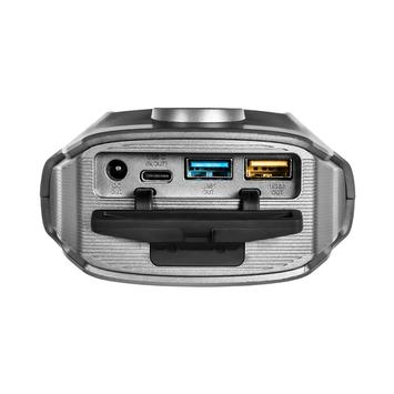 Пусковое устройство QUATTRO ELEMENTI Nitro 20 (12В, 20000 мАч, 1600 А, Type-C, USB-A, дисплей, фонарь (919-265)