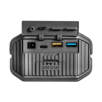 Пусковое устройство QUATTRO ELEMENTI Nitro 24 (12В, 24000 мАч, 2000 А, Type-C, USB-A, дисплей, фонарь (919-272)