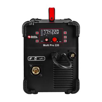 Аппарат полуавтомат. сварки, инвертор QUATTRO ELEMENTI Multi Pro 220 (220A, 3 вида сварки MIG/TIG/MMA, кат. 5кг, дисплей) (920-803)