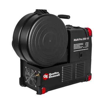 Аппарат полуавтомат. сварки, инвертор QUATTRO ELEMENTI Multi Pro 250-15 (250A, 1 фаза, 3 вида сварки MIG/TIG/MMA, кат.15 кг,Диспл.)(925-761)