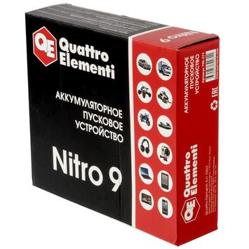 Пусковое устройство QUATTRO ELEMENTI Nitro  9  (12В, 9000 мАч, 450 А,  USB, LCD -  фонарь) (790-311)