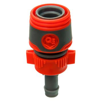 Соединитель быстроразъемный QUATTRO ELEMENTI для шланга 1/2", вращающийся, мягкий пластик, (248-399)
