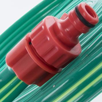 Шланг для воды дождеватель QUATTRO ELEMENTI 1/2", 10 метров, ПВХ, ПРЕМИУМ, 3-х канальный,  (244-889)