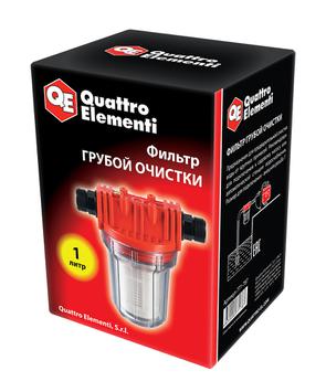 Фильтр для воды QUATTRO ELEMENTI 1 литр, предварительной очистки (80 мк) (771-787)